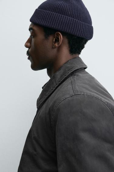 VESTE FINITION CIRÉE - Gris foncé de Zara - Image 5