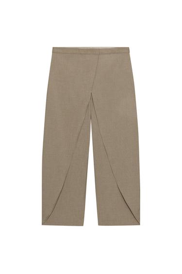 ZW COLLECTION WRAP FRONT TROUSERS