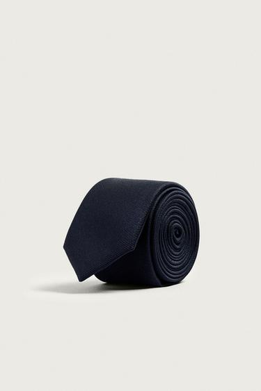 CORBATA ESTRECHA 100% SEDA - Marino de Zara