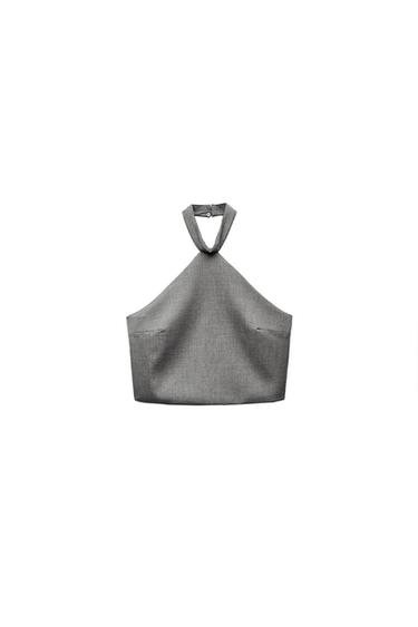 TIE HALTER TOP