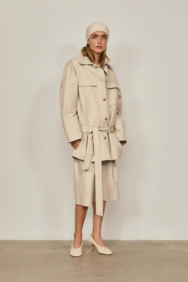 Zara Jacket with pocket details - LIMITED EDITION - Light camel - Image 0