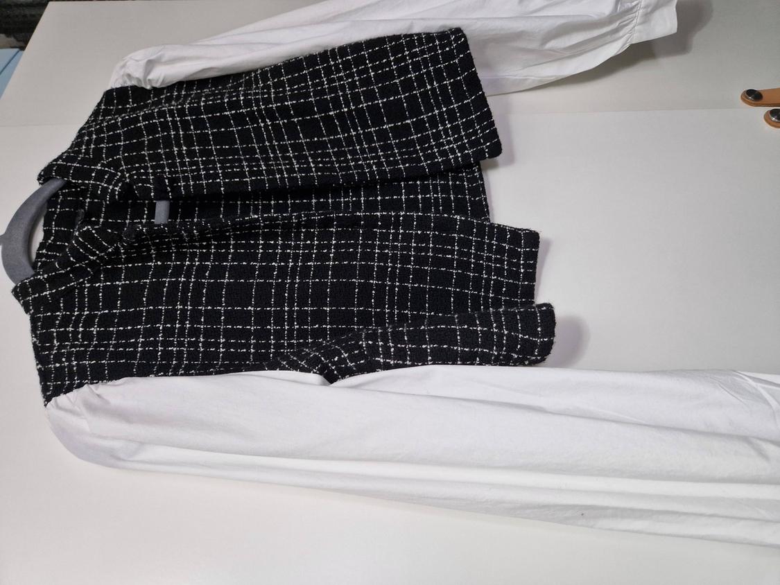 CONTRAST TEXTURED CHECK SHIRT - Image 5