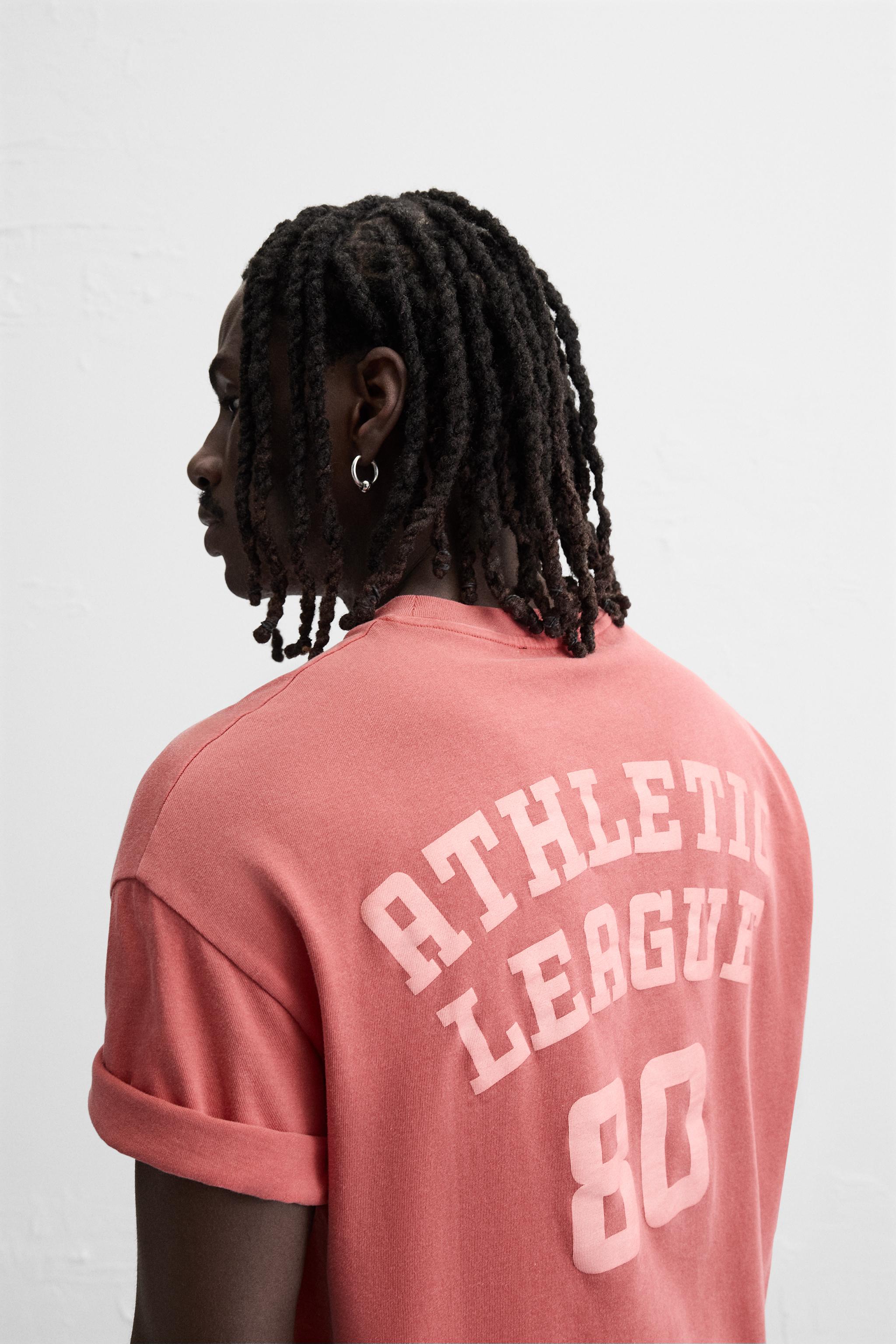 T-SHIRT DÉLAVÉ VARSITY
