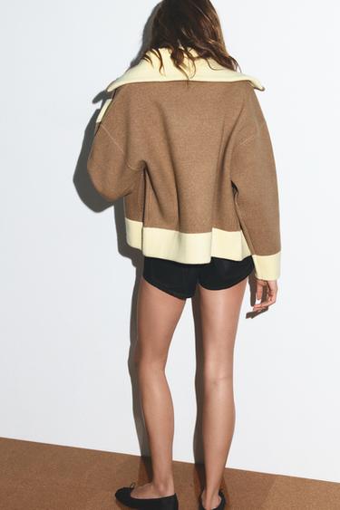 ZIP-UP KNIT CARDIGAN - Multicoloured by Zara - Image 3