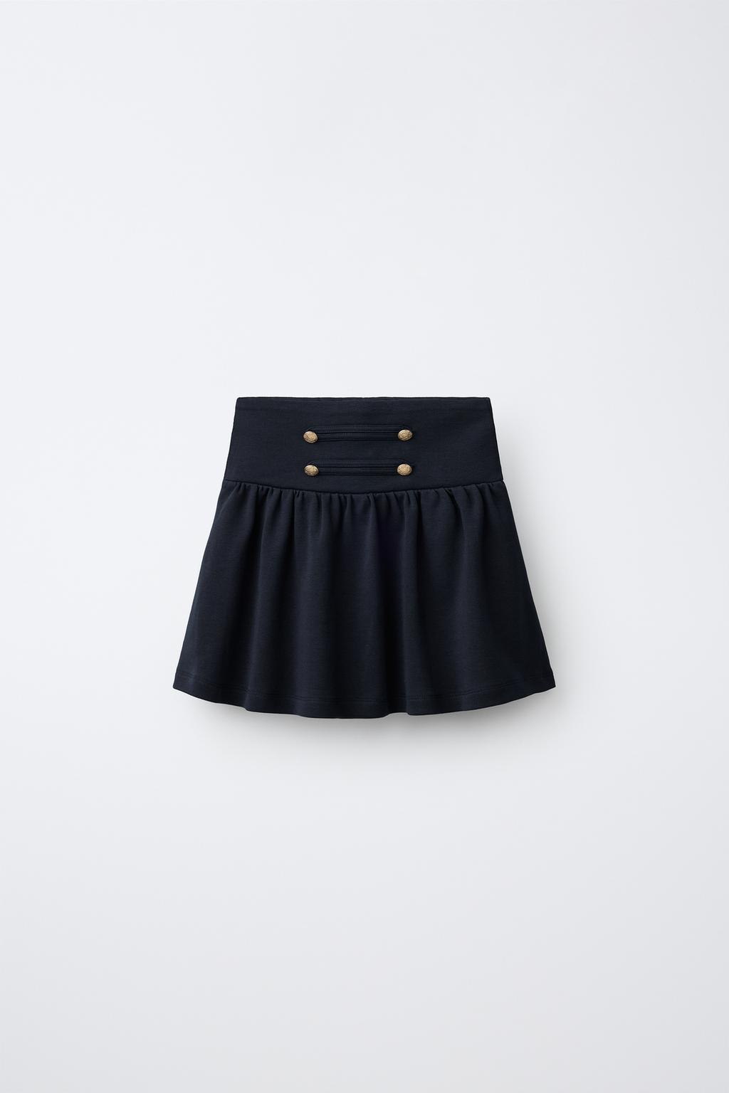 Zara Qarmaqlı və düyməli yubka