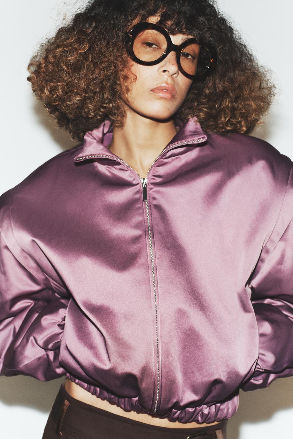 PUFFER JACKET WITH MARKED SHOULDERS - image 2