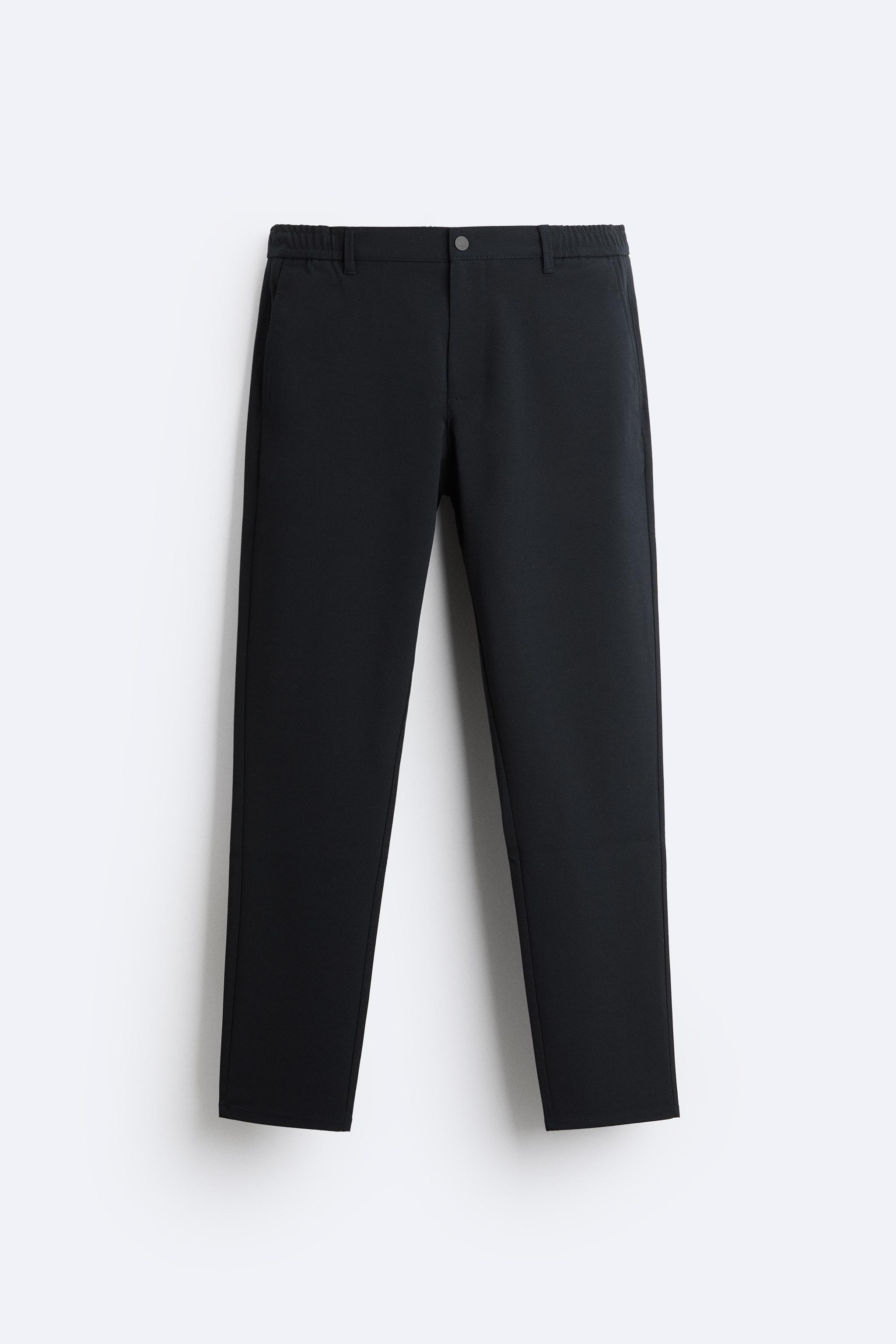 SLIM FIT COMFORT パンツ - ブラック | ZARA Japan / 日本