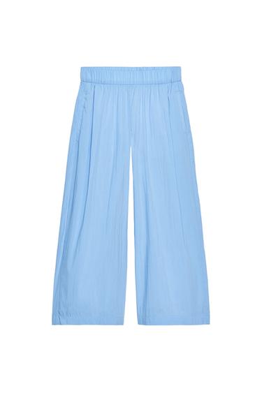 ZW COLLECTION POPLIN DARTED TROUSERS