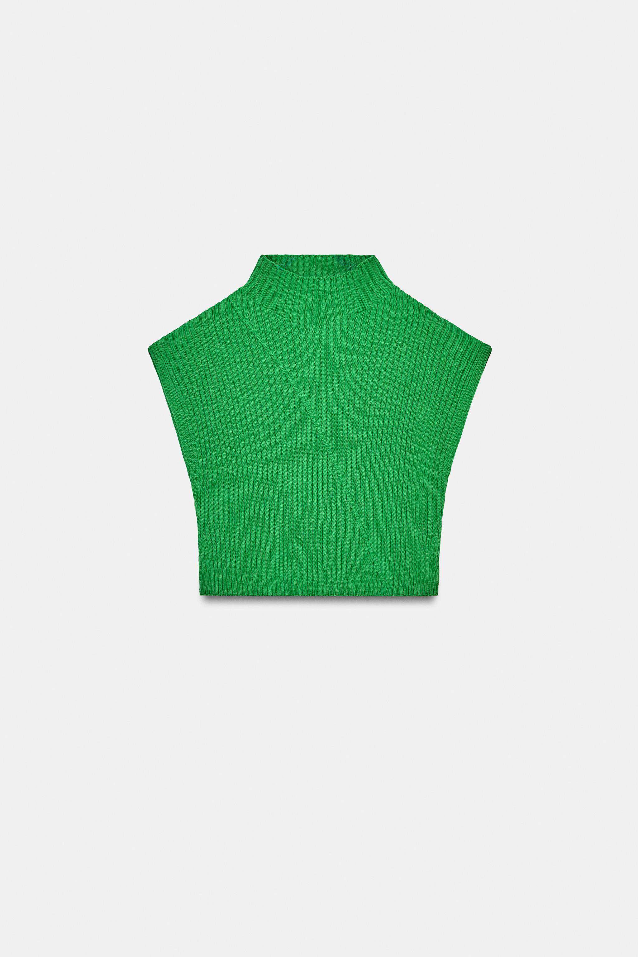 RIB KNIT VEST
