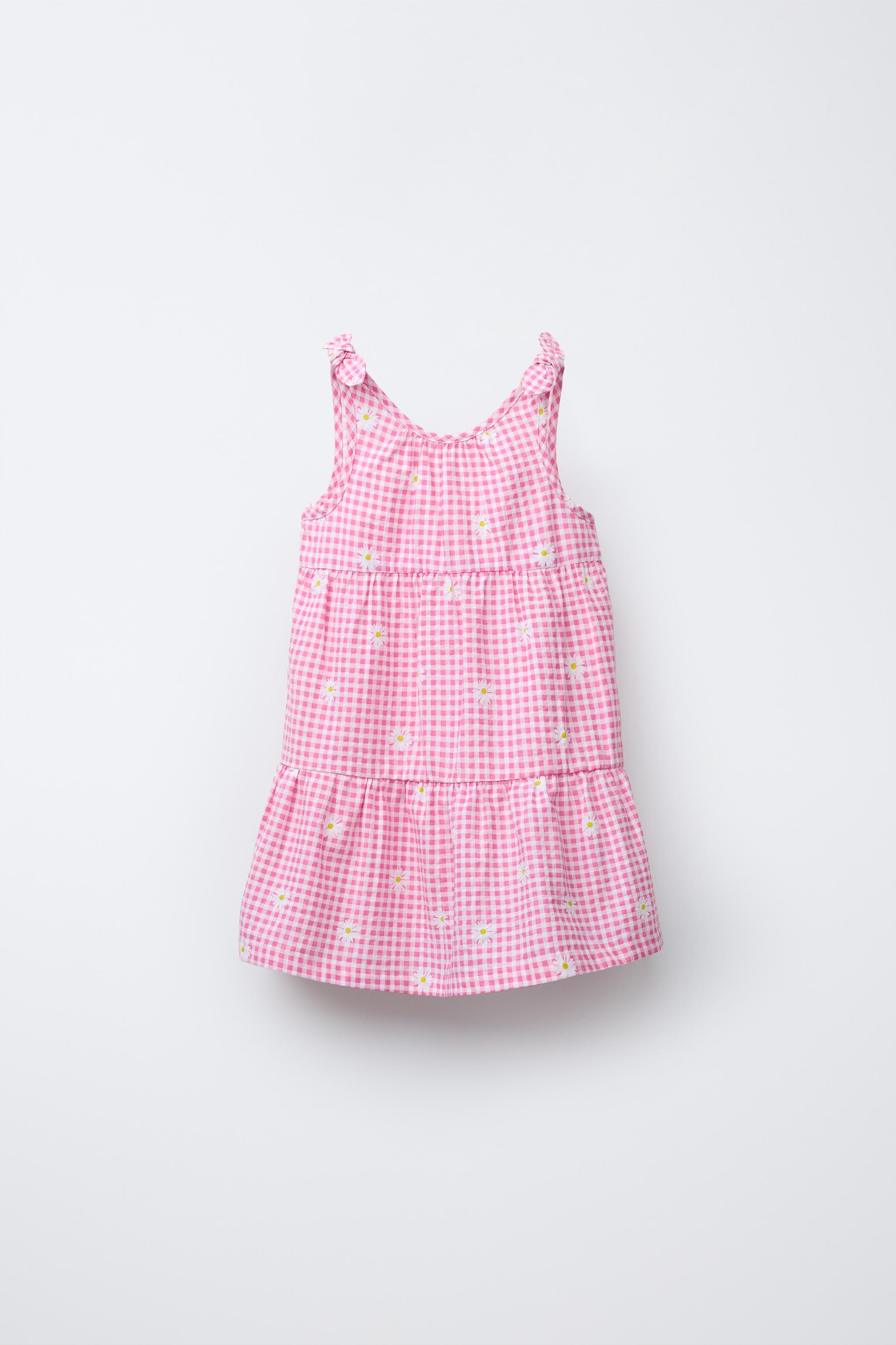 フラワー プリント ワンピース - ピンク | ZARA Japan / 日本
