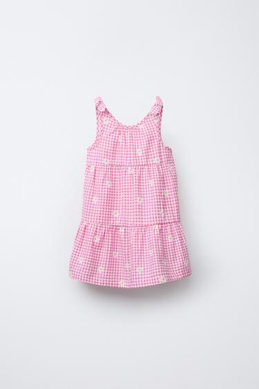 STRAWBERRY STRIPED DRESS