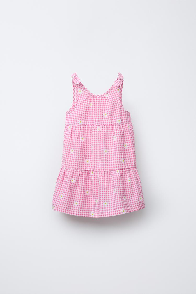ZARA ギンガムチェック ワンピース 11-12歳 （ギンガムチェック柄