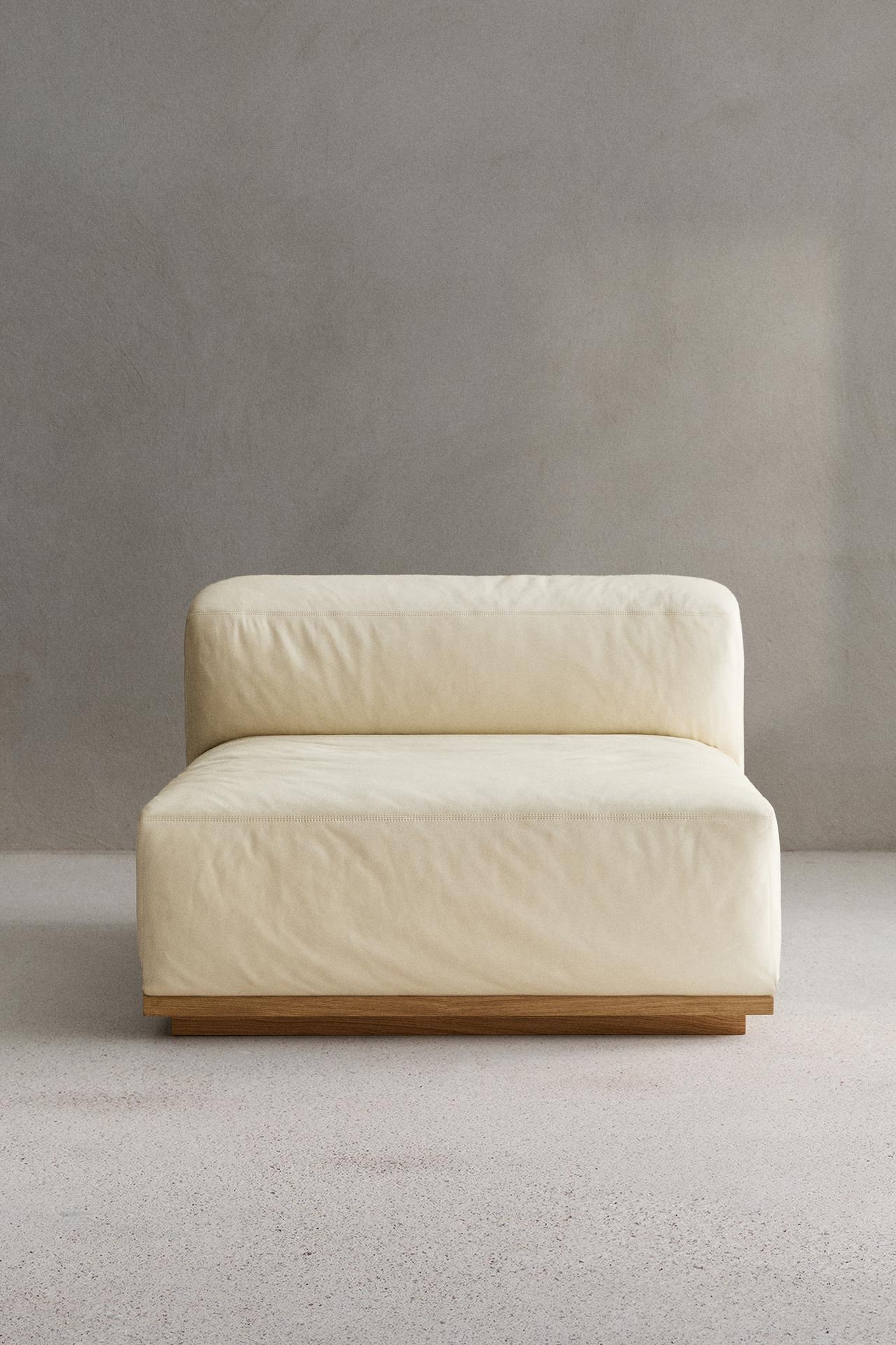 SOFA 02 | CENTRAL PIECE MODULE — Ecru