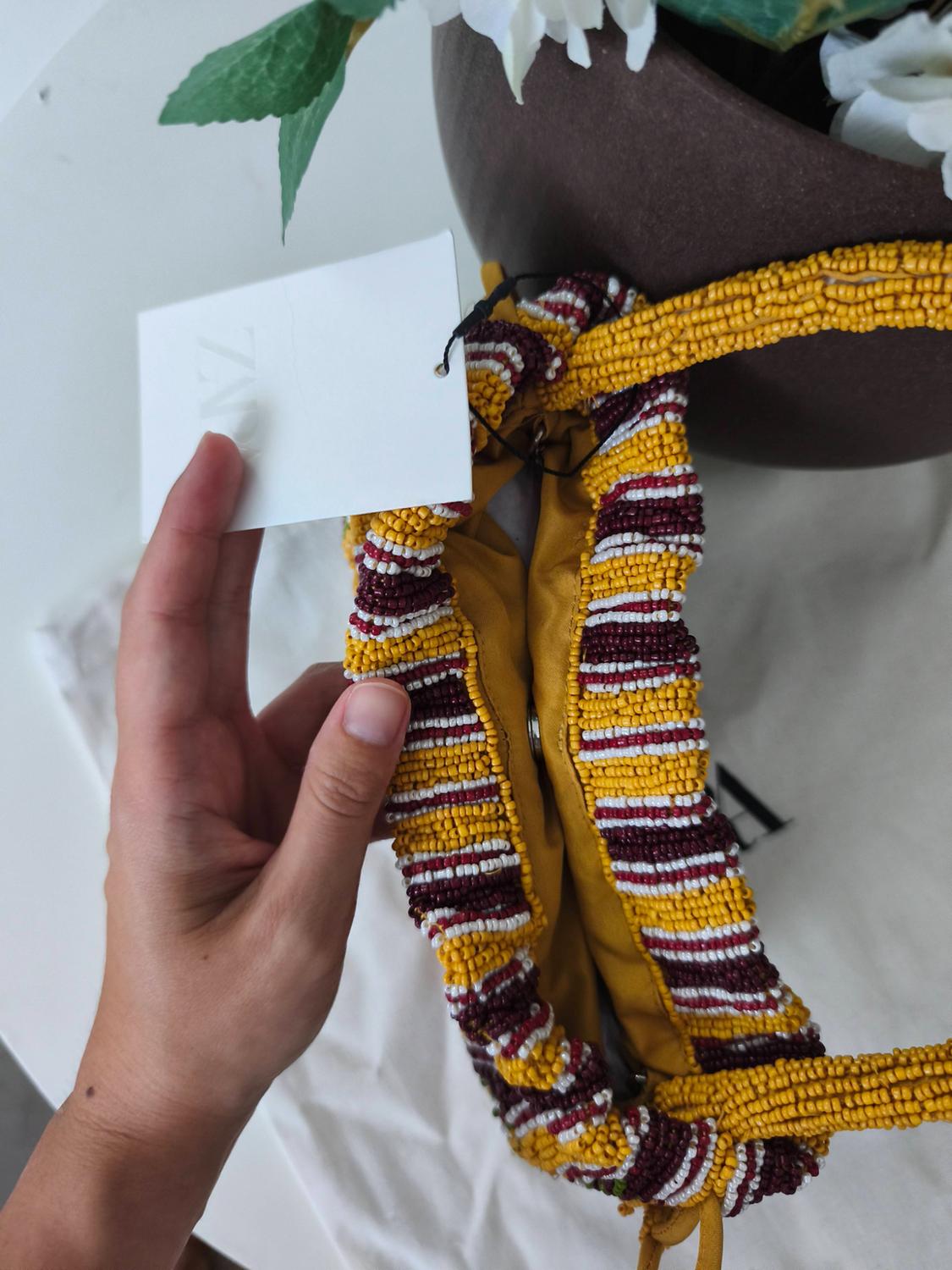 MINI BEADED SHOULDER BAG - Image 10