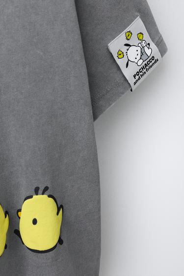 T-SHIRT POCHACCO AND HIS FRIENDS © SANRIO - Gris anthracite de Zara - Image 3