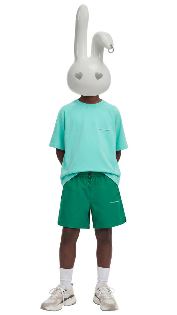 Zara T-SHIRT AND TECHNICAL BERMUDA SET - Green - Image 0