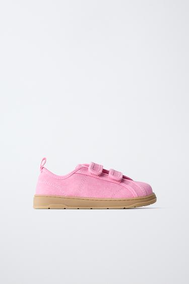 BAREFOOT TEXTILE SNEAKERS - Pink by Zara
