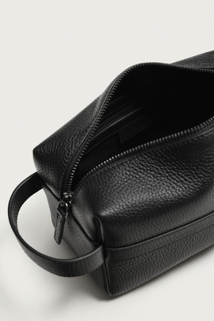 Bolsa de aseo de cuero 4