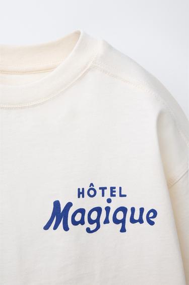 T-SHIRT IMPRIMÉ HÔTEL MAGIQUE © X ZARA - Écru de Zara - Image 2