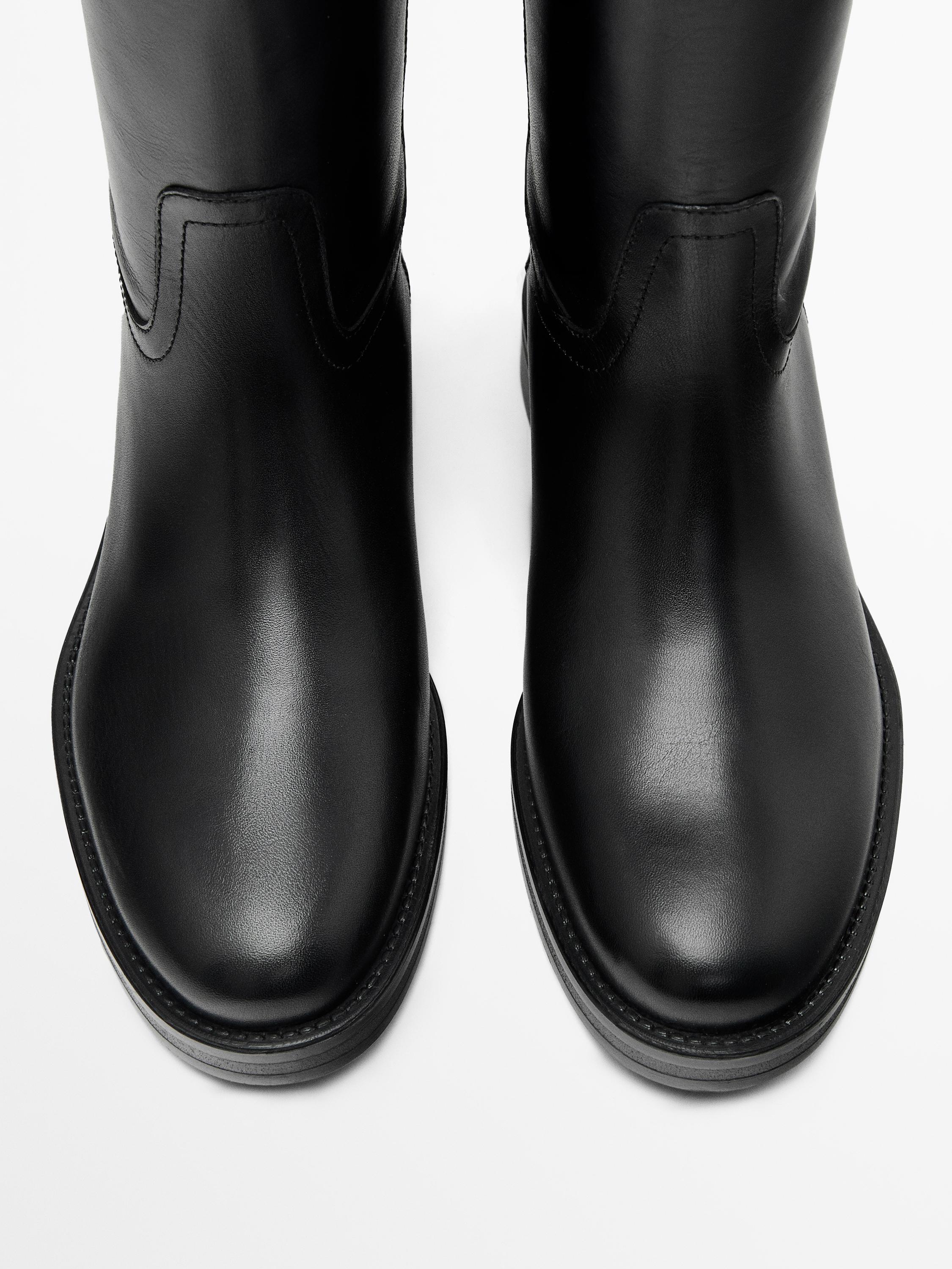 Bottes équestre en cuir