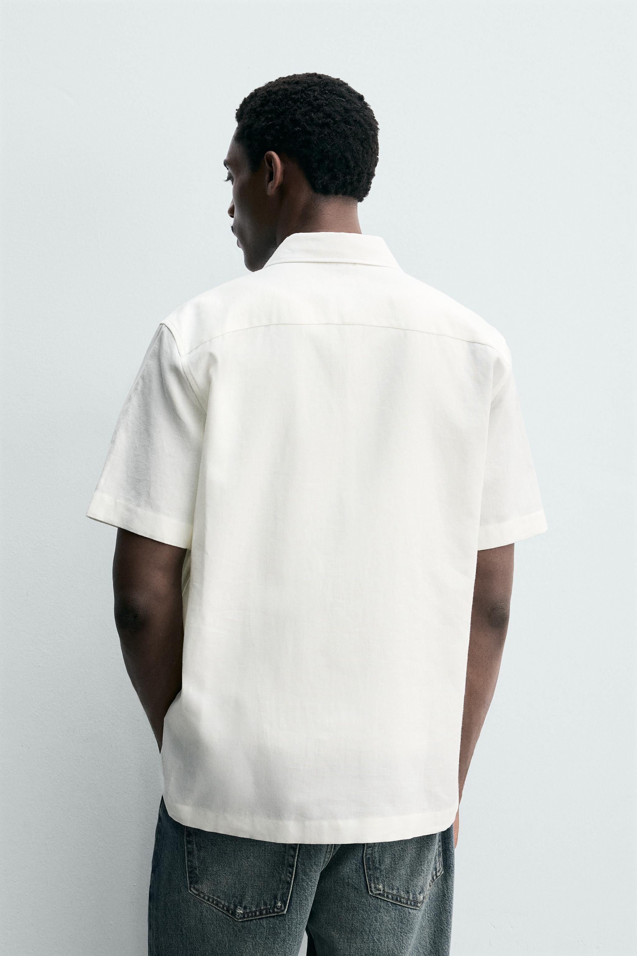 CHEMISE REGULAR FIT LIN - COTON