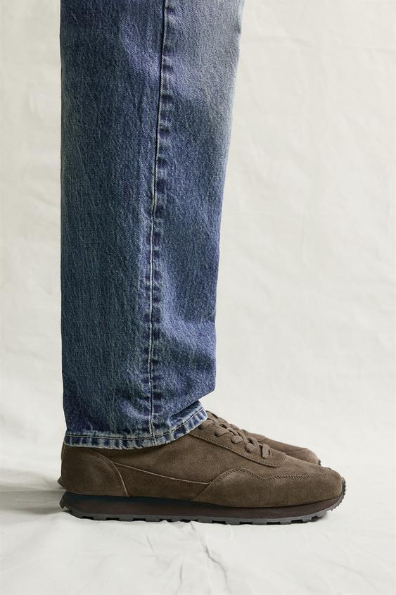 BASKET CUIR CASUAL - Marron de Zara - Image 0