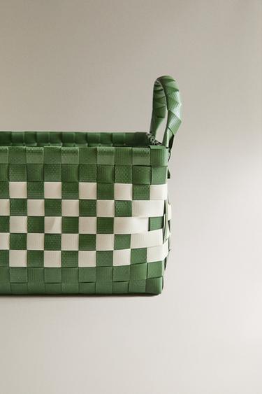CORBEILLE TRESSÉE - Vert de Zara - Image 3