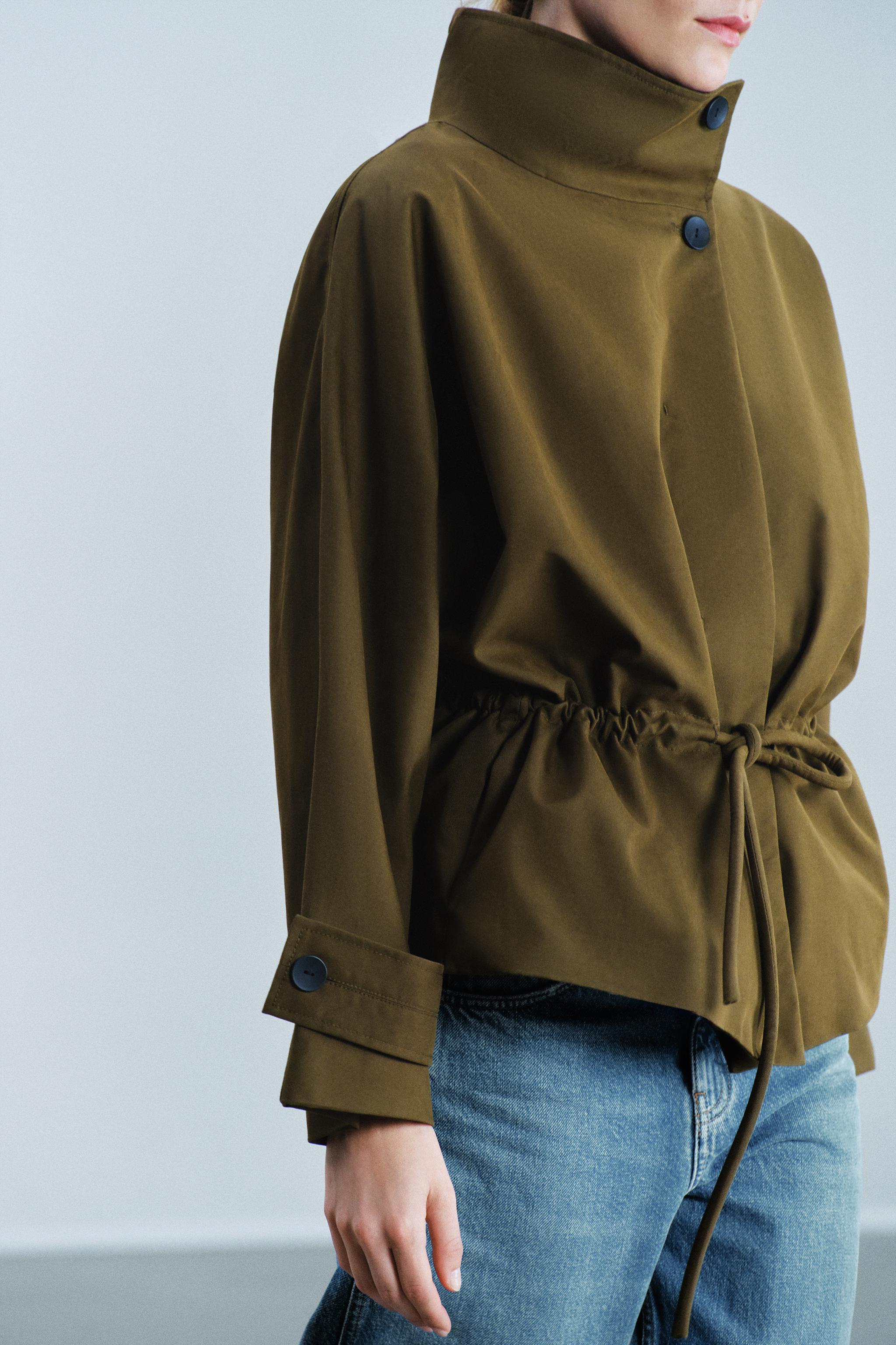 Zara ZW COLLECTION OVERSIZE PARKA görsel 2