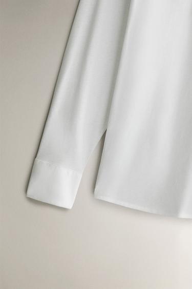 COTTON SHIRT - White by Zara - Image 2