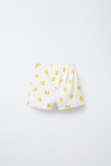 2-6 ANS/ PYJAMA CÔTELÉ PETITS CANARDS - Écru de Zara - Image 4
