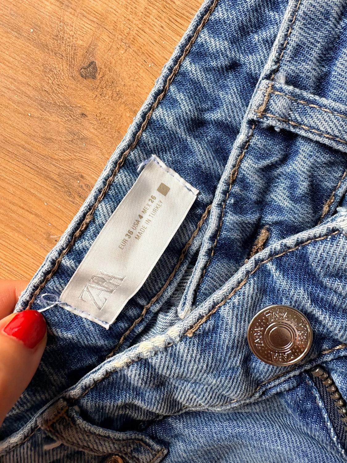 Z1975 HIGH-WAIST WIDE-LEG FULL-LENGTH JEANS WITH BELT - Image 3