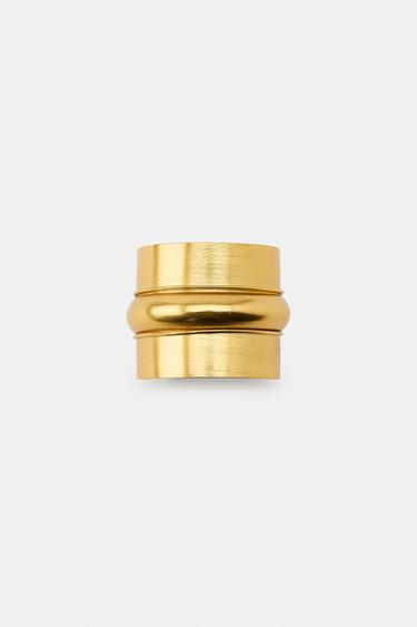 METAL CUFF BRACELET - Golden by Zara