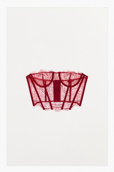 COTILLA AMB CÈRCOLS DE PUNTA - Vermell de Zara