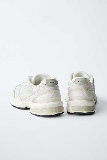 MULTI-PIECE SNEAKERS - White by Zara - Image 4