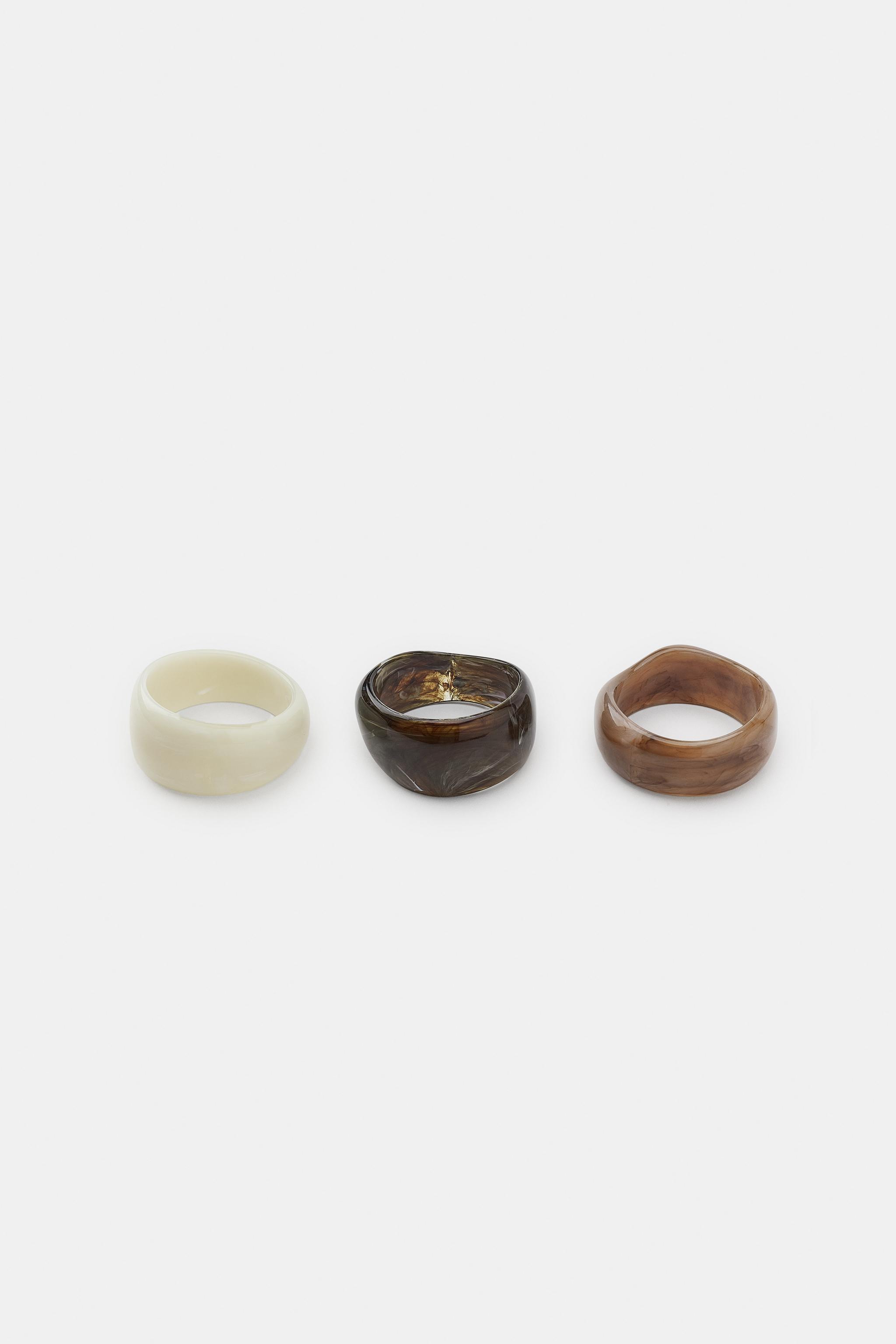 THREE-PACK RESIN RIGID BRACELETS