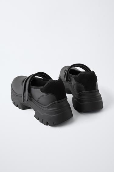 BALLET FLAT TRAINERS - Black by Zara - Image 3