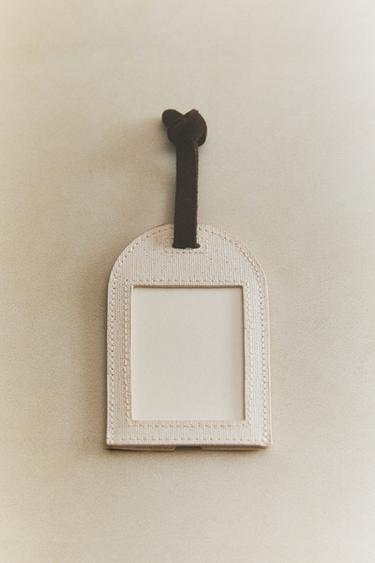 Zara LEATHER DETAIL IDENTIFIERS (SET OF 2) - Ecru