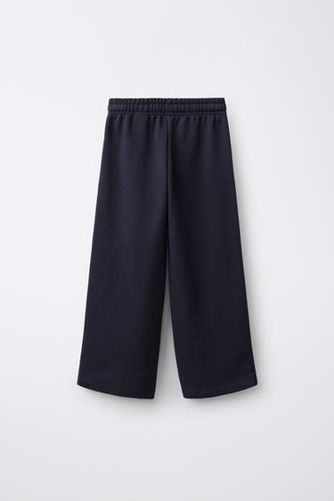 WIDE LEG JOGGERS — Navy blue 2