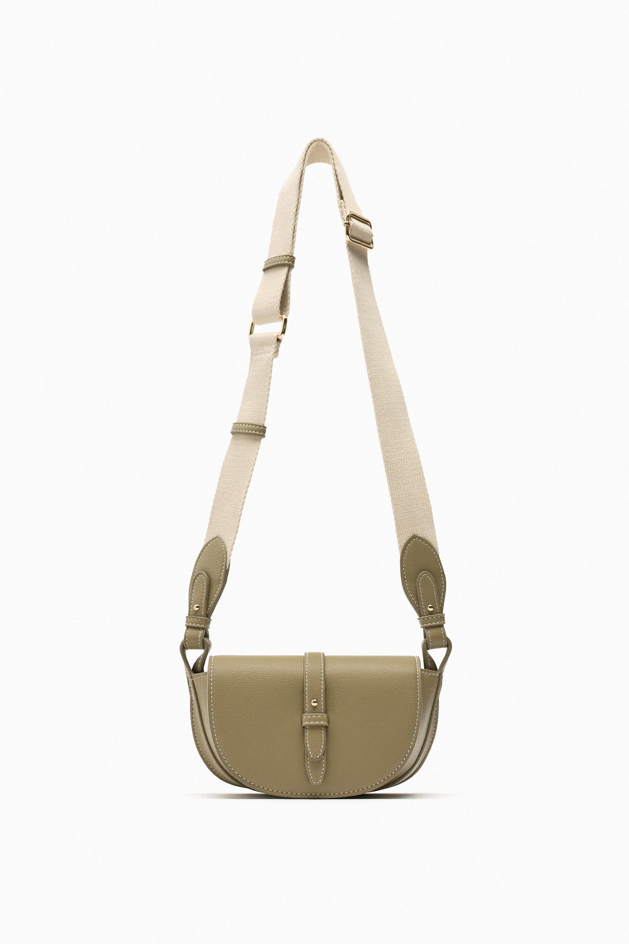 Zara green crossbody bag new arrivals