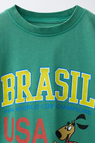 T-SHIRT IMPRIMÉ FIFA WORLD CUP ™ 1994 - Vert de Zara - Image 2