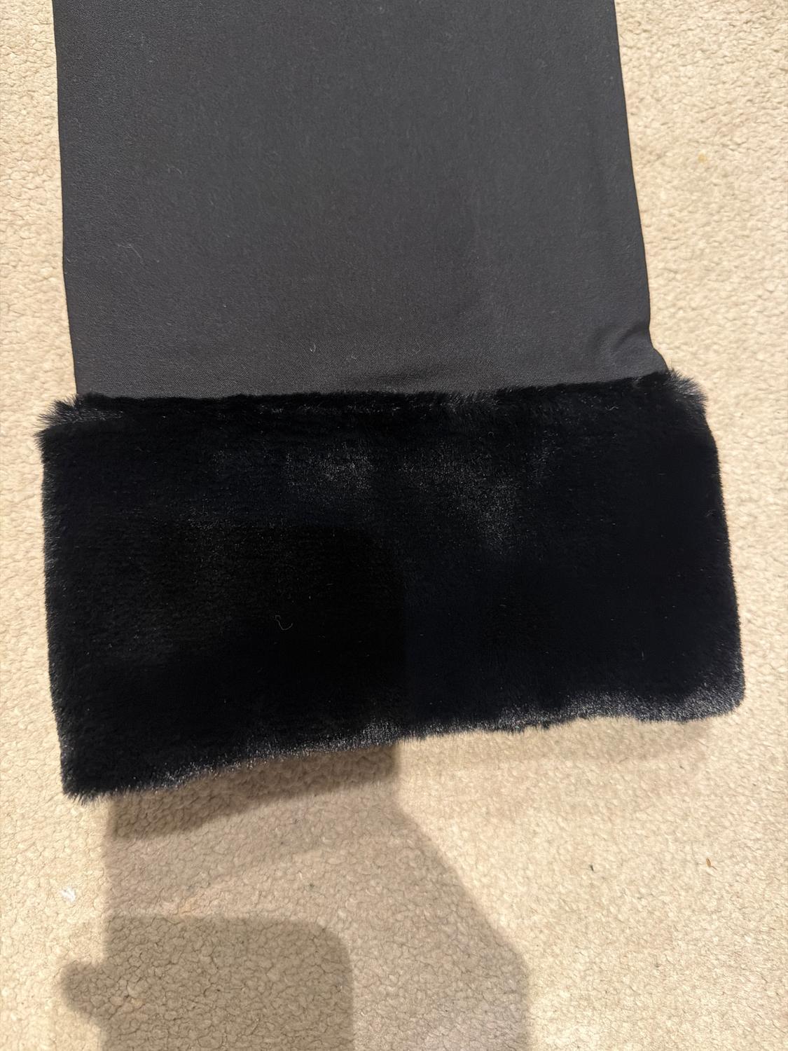 TROUSERS WITH FAUX FUR CUFFS - Image 3