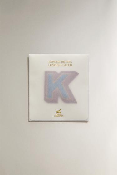 LEATHER LETTER K PATCH - Multicoloured by Zara - Image 3