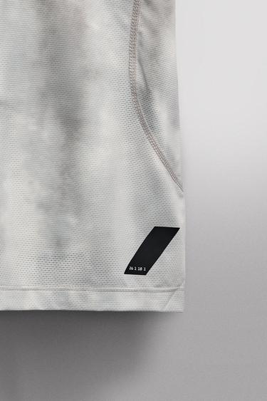 T-SHIRT TECHNIQUE RUNNING IMPRIMÉ - Gris de Zara - Image 7