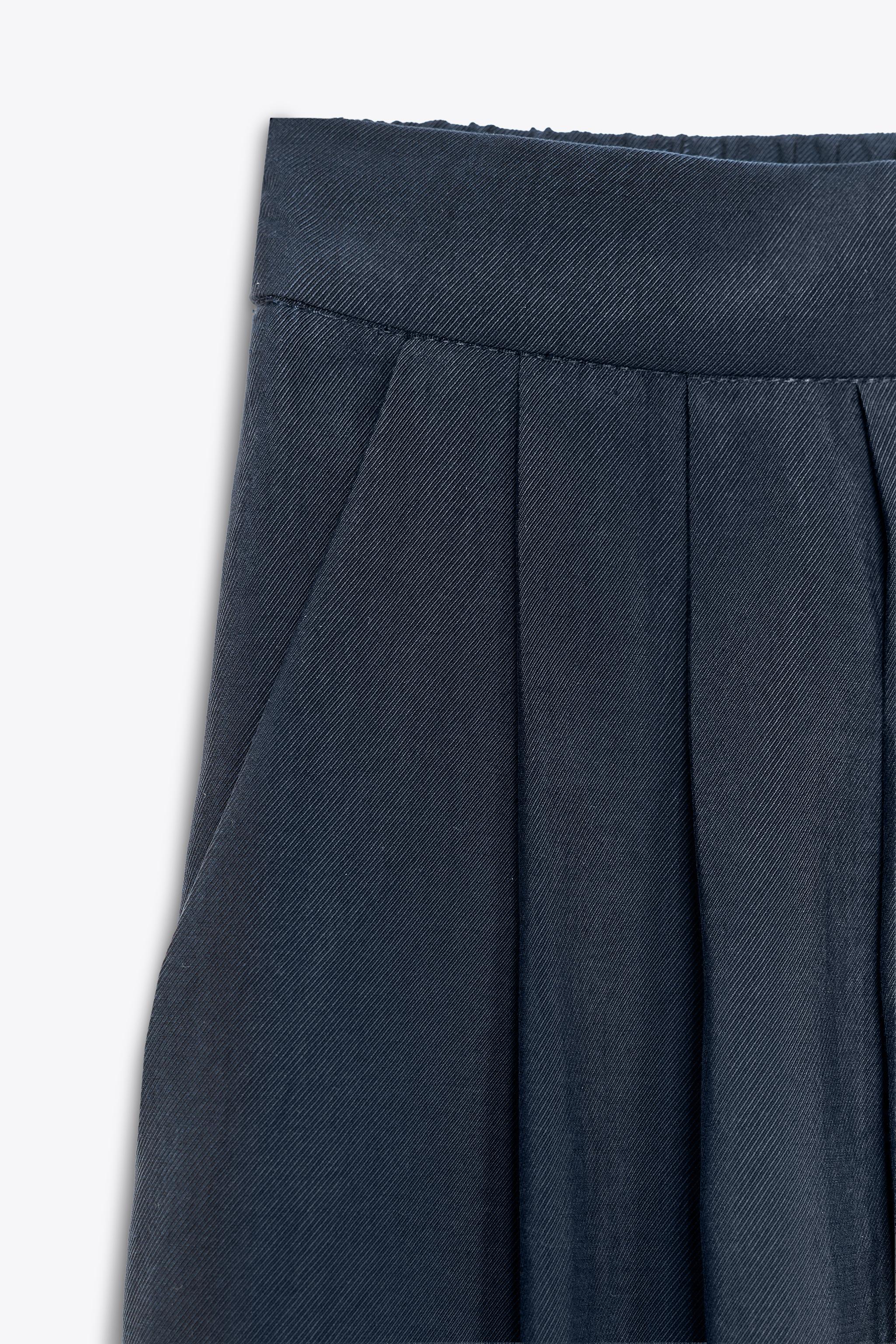 PANTALON FLUIDE PLIS ZW COLLECTION