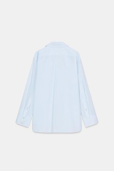 ZW COLLECTION POPLIN SHIRT - striped by Zara - Image 8