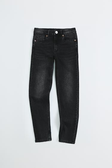 SKINNY FIT JEANS - Black by Zara