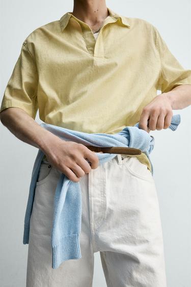 CHEMISE POLO BOXY FIT SEMI-TRANSPARENTE - Bis de Zara - Image 5