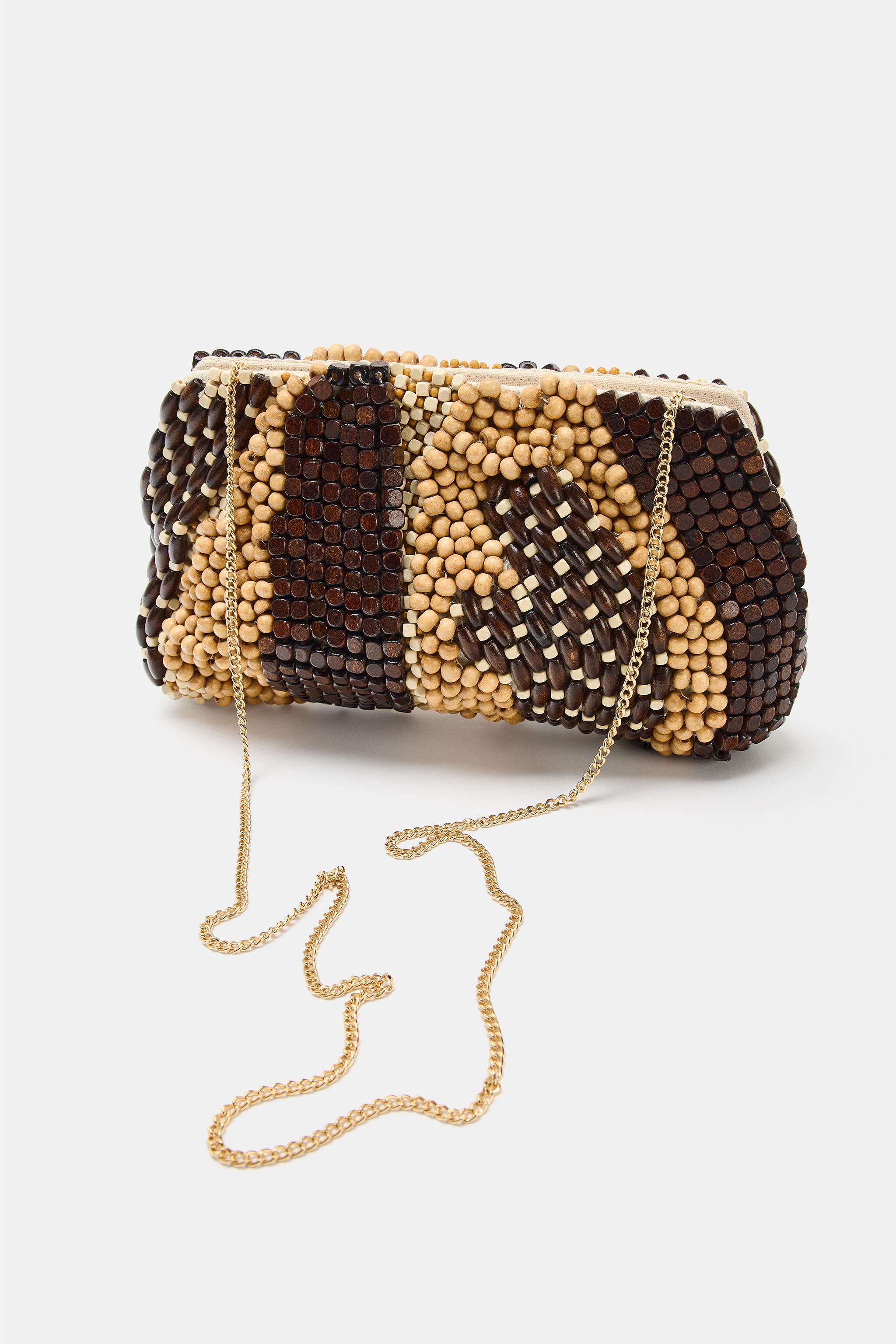 BEADED POUCH BAG