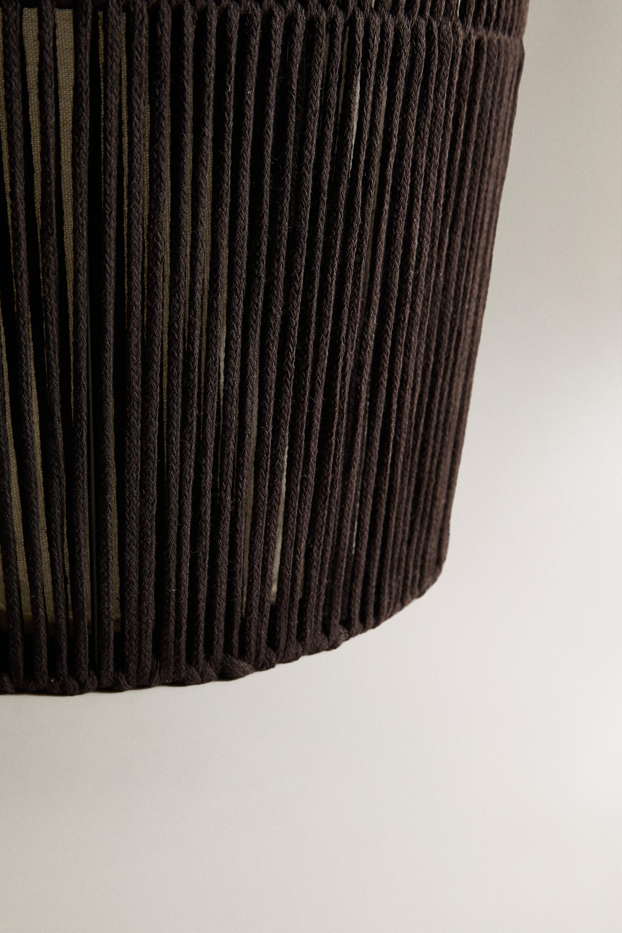 FABRIC-LINED LAUNDRY BASKET