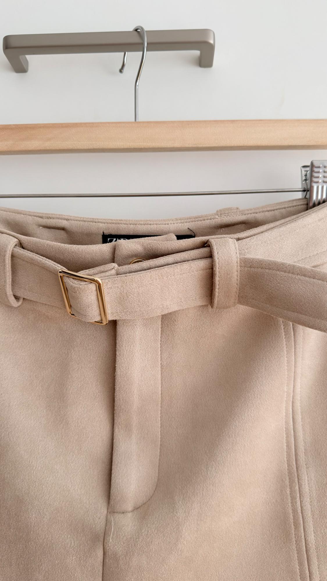 FAUX-SUEDE MINI SKIRT - Image 2